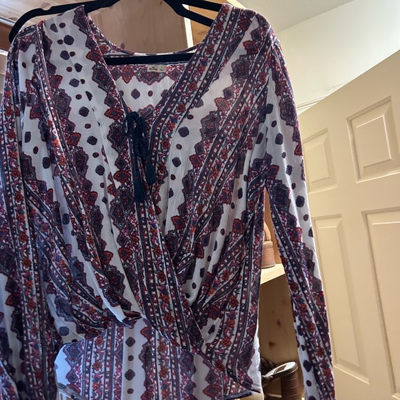 Hollister Multicolor Boho Blouse - Picture 1 of 4